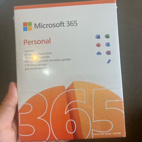 Microsoft Other - SOLD Microsoft 365 personal 12-month subscription (sealed box)
